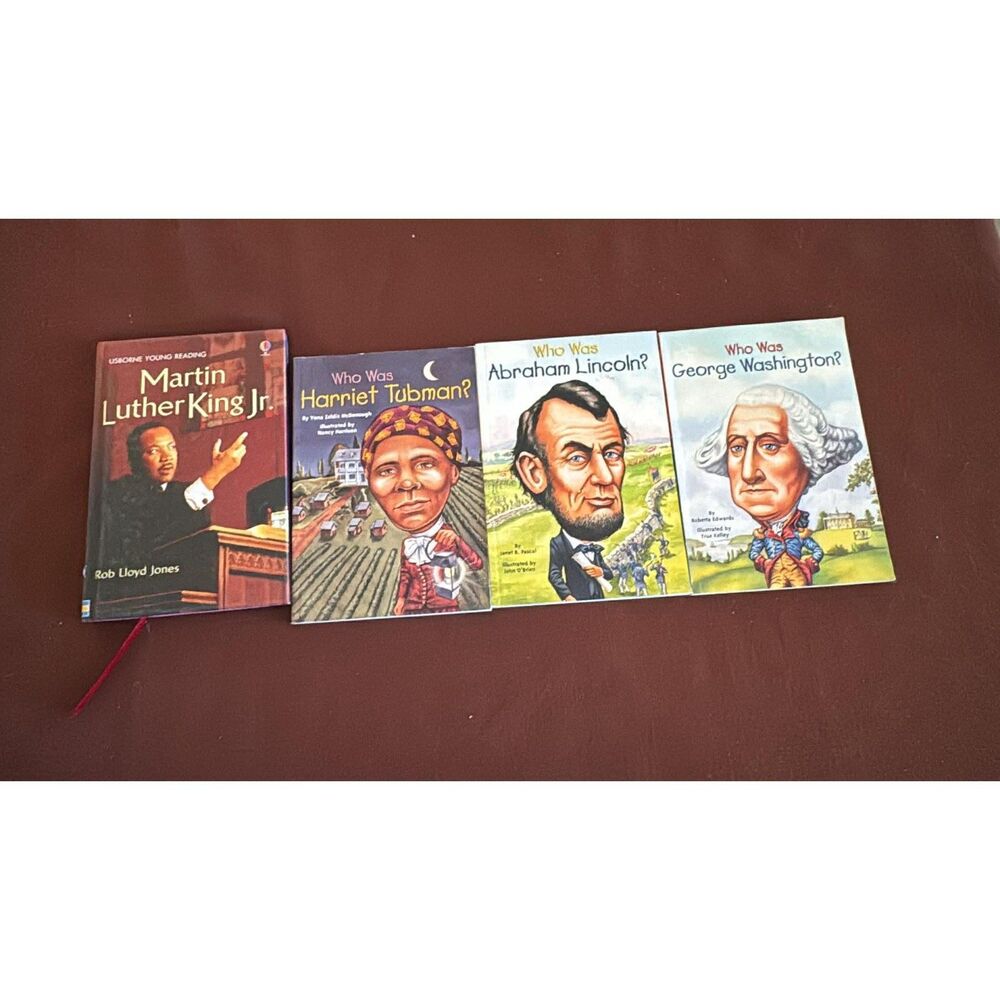 Lot of 3 Who was ??? and Martin Luther King Jr.   Young teen books